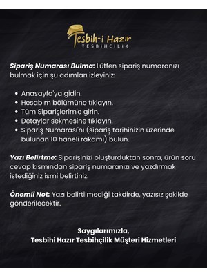 Tesbih-i Hazır Tesbihçilik Nakkaş Imame Fosilli Beyrut Damla Kehribar Tesbih Agır  Mikron Gümüş Püskül