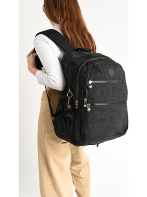 Baginn Okul Sırt Çantası Klinkır Kumaş Hafif Çok Cepli 571 Collection 45*30 cm