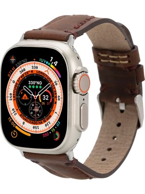 Bouletta Apple Watch Deri Kayış - Avila - Antik Kahve - True