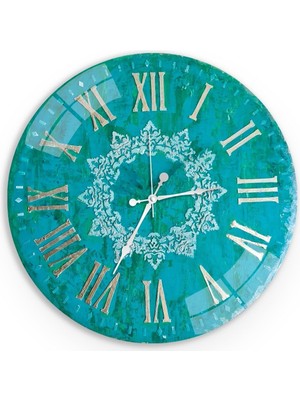 Woodhub Vintage Cam Saat - 40  cm