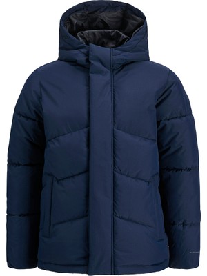 Jack & Jones Jjworld Puffer Jacket Jnr Çocuk Lacivert Mont 12260052-04