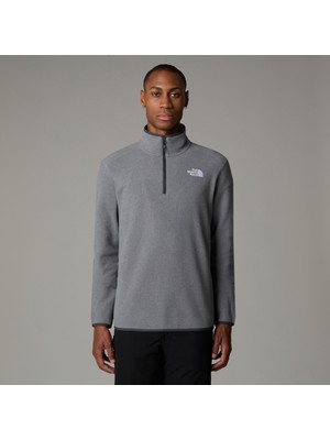 The North Face M 100 Glacıer 1/4 Zıp - Eu Gri Sweatshirt NF0A855W4HJ1