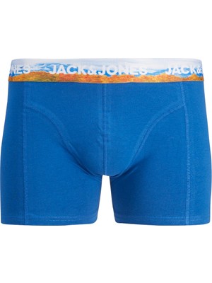 Jack Jones Jacwayne Solıd Trunks 3 Pack Erkek Yeşil Boxer 12263887-21