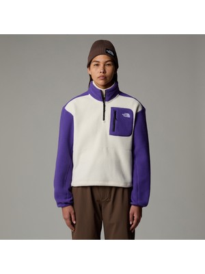 The North Face W Yumıorı 1/4 Zıp Beyaz Sweatshirt NF0A88439IA1