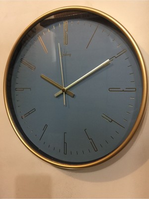 Woodhub 'İş-Sat' Yeni Model Modern Klasik Duvar Saati