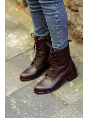 En Cici Moda (Dublin) Kahverengi  Deri Bot