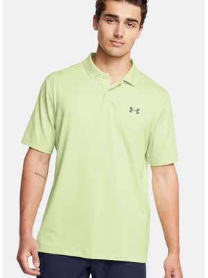 Under Armour Düz Yeşil Erkek Polo T-Shirt 1377374-383 Ua Matchplay Polo