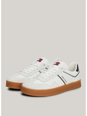 Tommy Hilfiger Beyaz - Gümüş Kadın Sneaker EN0EN02612TRH