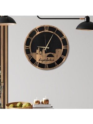 Woodhub W'clock Memleket Serisi - Diyarbakır Temalı Duvar Saati