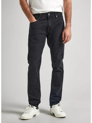 Pepe Jeans Normal Bel Regular Tapered Erkek Denim Pantolon PM206326XF1-000 Stanley