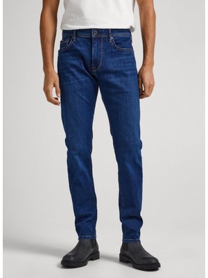 Pepe Jeans Normal Bel Regular Tapered Erkek Denim Pantolon PM206326WN9-000 Stanley