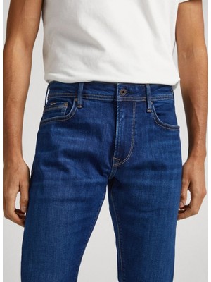 Pepe Jeans Normal Bel Regular Tapered Erkek Denim Pantolon PM206326WN9-000 Stanley