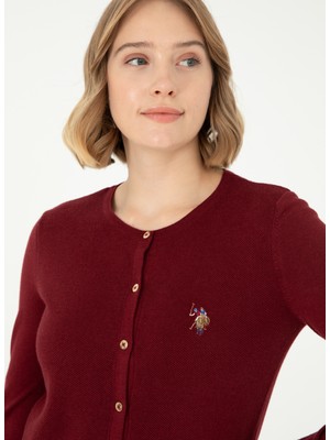 U.s. Polo Assn. Bordo Kadın Hırka CATINE-BSK24