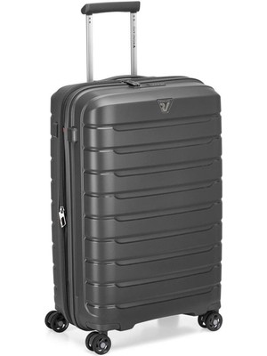 Roncato Antrasit Çekçekli Sert Valiz 41818222B-FLYING Medium SPINNER68CM