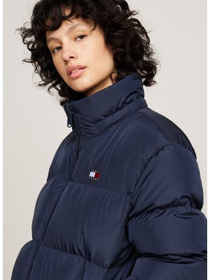 Tommy Jeans Lacivert Kadın Şişme Mont Tjw Alaska Puffer Ext