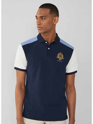 Lacivert Erkek Slim Fit Polo T-Shirt HM563263