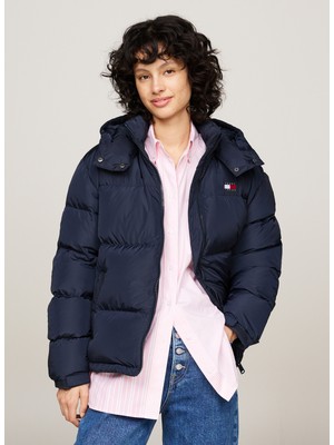 Tommy Jeans Lacivert Kadın Şişme Mont Tjw Alaska Puffer Ext