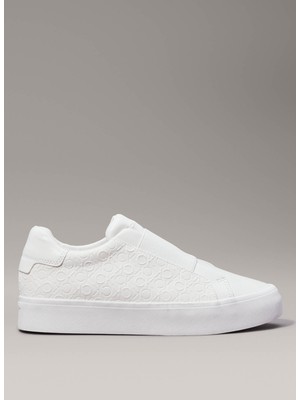 Calvin Klein Beyaz Kadın Sneaker HW0HW02219YBR