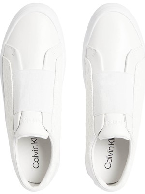 Calvin Klein Beyaz Kadın Sneaker HW0HW02219YBR