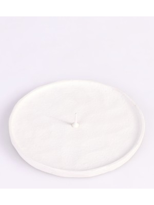 Boyner Evde Mumluk Candle Plate 105X18MM Whıte