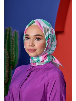 İpekhan Marrakech  Koleksiyon Soft Eşarp Koyu Yeşil Gri 1206-06