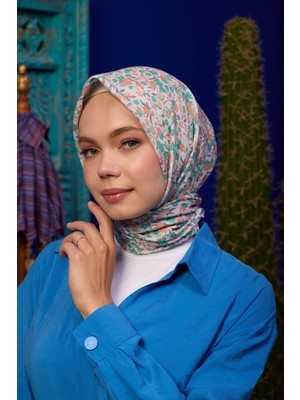 İpekhan Marrakech  Koleksiyon Soft Eşarp Açık Mor Hardal 1193-01