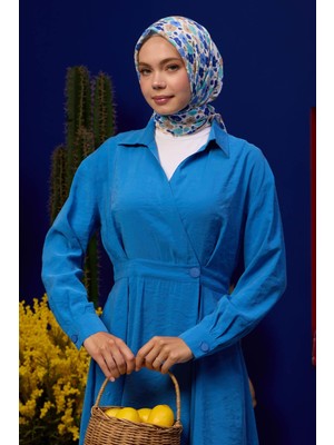 İpekhan Marrakech  Koleksiyon Soft Eşarp Vizon Siyah Kahve 1192-01