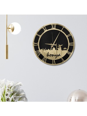 Woodhub W'clock Memleket Serisi - Konya Temalı Duvar Saati