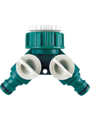 Raco 55256 Çift Çıkışlı, Ikili (2'li), Vanalı Musluk Bağlantısı, Dağıtıcı Adaptörü