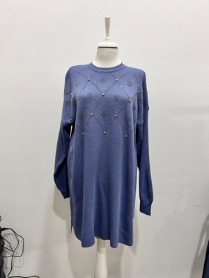 White Lily Boutique Kadıntriko Taş Işlemelitunik