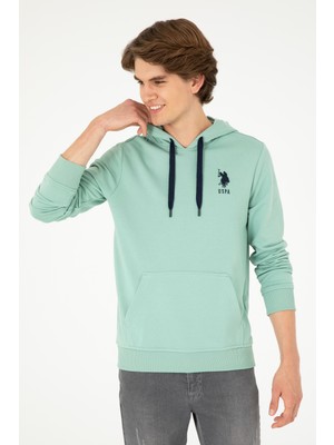 U.S. Polo Assn. Erkek Su Yeşili Sweatshirt 50289059-VR048