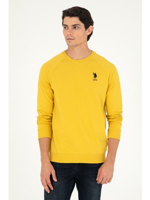 U.S. Polo Assn. Erkek Koyu Sarı Sweatshirt 50289030-VR094