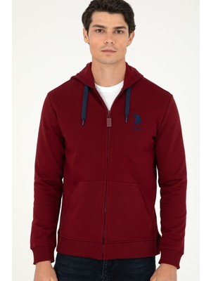 U.s. Polo Assn. Erkek Bordo Sweatshirt 50289028-VR014