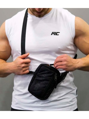 Musclecloth Glory Telefon Çantası Siyah Gri