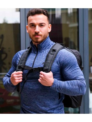 Musclecloth Glory Sırt Çantası Siyah Beyaz