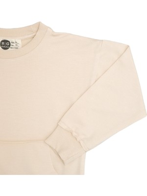 RG Brand Kız / Erkek Çocuk Sweatshirt - Eşofman - Bere 3'lü Takım_RG1482
