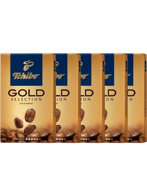 Tchibo Gold Selection 5'li Set Öğütülmüş Filtre Kahve 1,2 kg Zengin ve Yoğun Lezzet