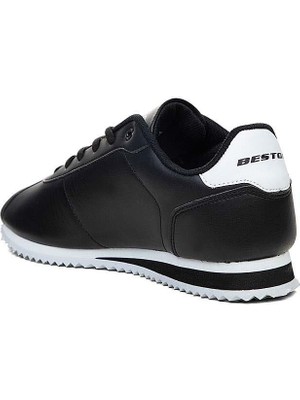 Bestof 112 Siyah Beyaz 36-40 Unisex Spor Ayakkabı