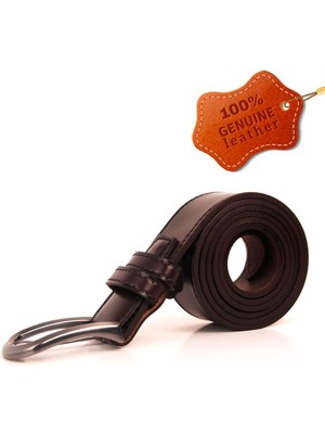 Yds Premıum Spor Deri Kemer -Kahverengi