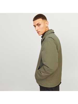 Jack & Jones Erkek Rüzgara Dayanikli Dügme Kapamali Ceket - Ross