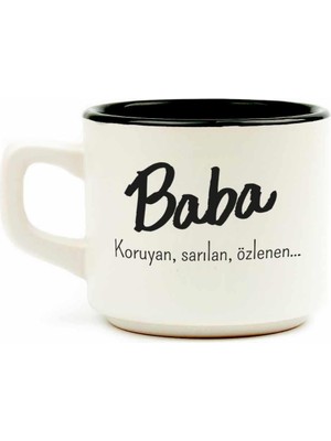 Palto Tasarım Baba Beyaz Venüs Kupa - Hediye Seramik Kupa