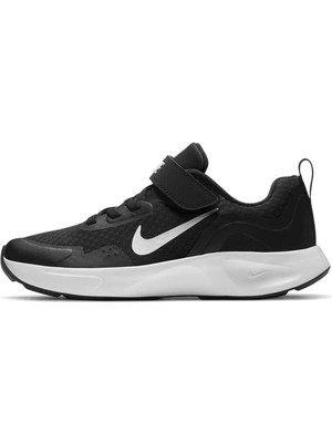 Nike Wearallday Ps Black Sneaker Comfort Insole Siyah Çocuk Spor Ayakkabı
