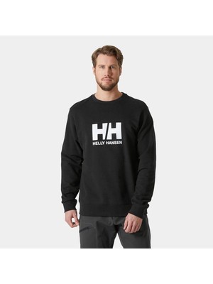 Helly Hansen Hh Logo Crew 2.0 Sweatshırt HHA.30395-BLACK