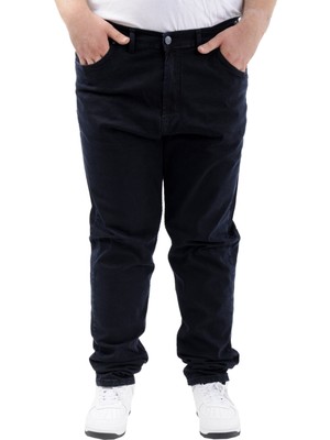 ModeXL 21920 Blueblack Büyük Beden Erkek Kot Pantolon %97 Cotton %3 Likra Sezonsuz Şık Tasarım
