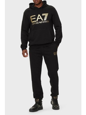 Ea7 Pamuklu Regular Fit Logolu Kapüşonlu Sweat Erkek Sweat 6dpm16 Pjshz 1200