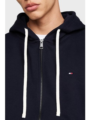 Tommy Hilfiger Pamuklu Regular Fit Kapüşonlu Fermurlı Sweat Erkek Sweat Mw0mw37234 Dw5