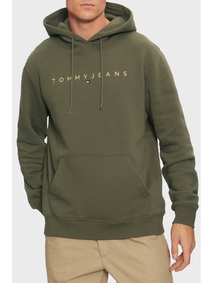 Tommy Jeans Pamuklu Regular Fit Kapüşonlu Sweat Erkek Sweat Dm0dm20503 M12