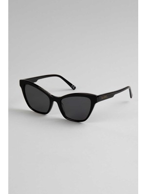 Siyah Camlı Cat Eye Güneş Gözlüğü