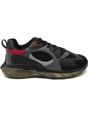 Dunlop DNLP-1754 Siyah / Kırmızı Erkek Bağlı Spor Ayakkabı