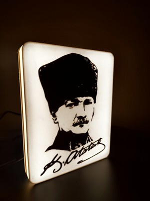 Kamer LED Işıklı Atatürk